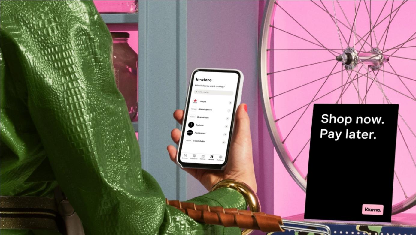 Shop now, pay with Klarna