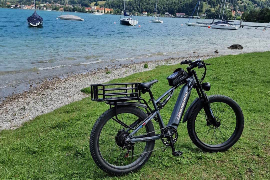 diaľkový elektrický bicykel