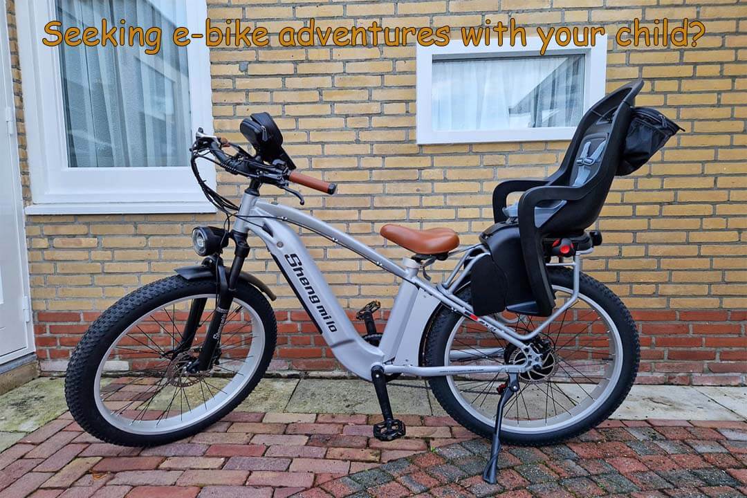 à la recherche d'aventures en vélo électrique avec votre enfant