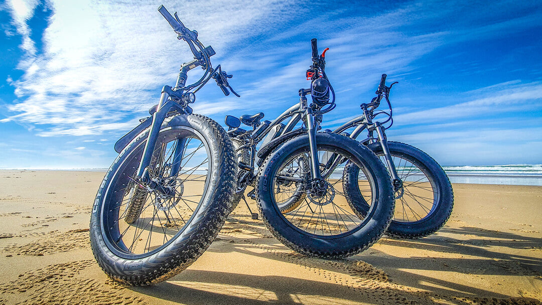 5 tipov na elektrobicykle na pláži v lete