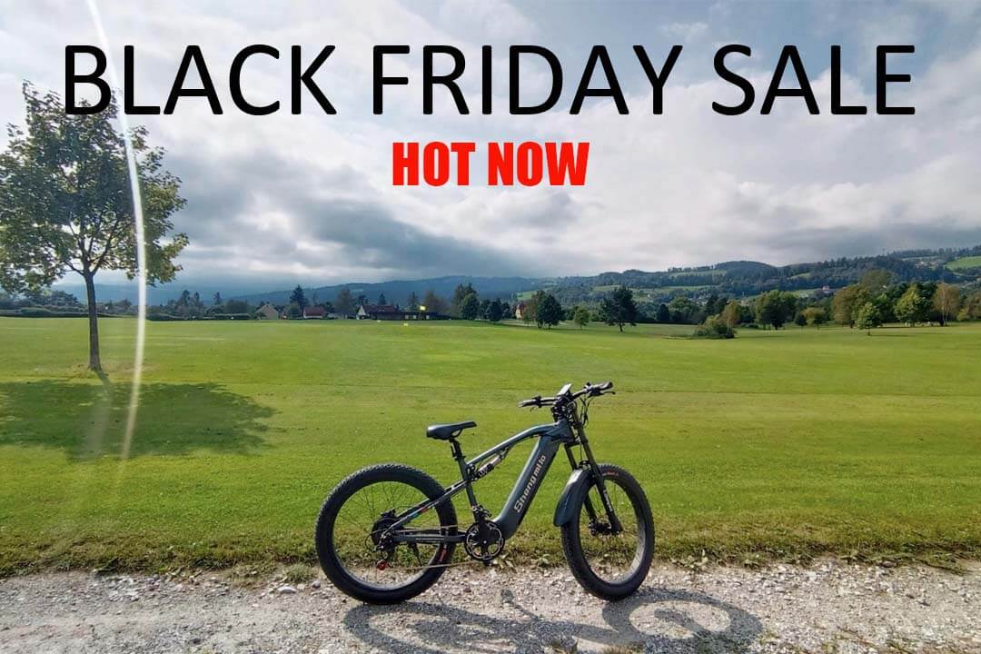 Akcie na elektrický bicykel Shengmilo Black Friday