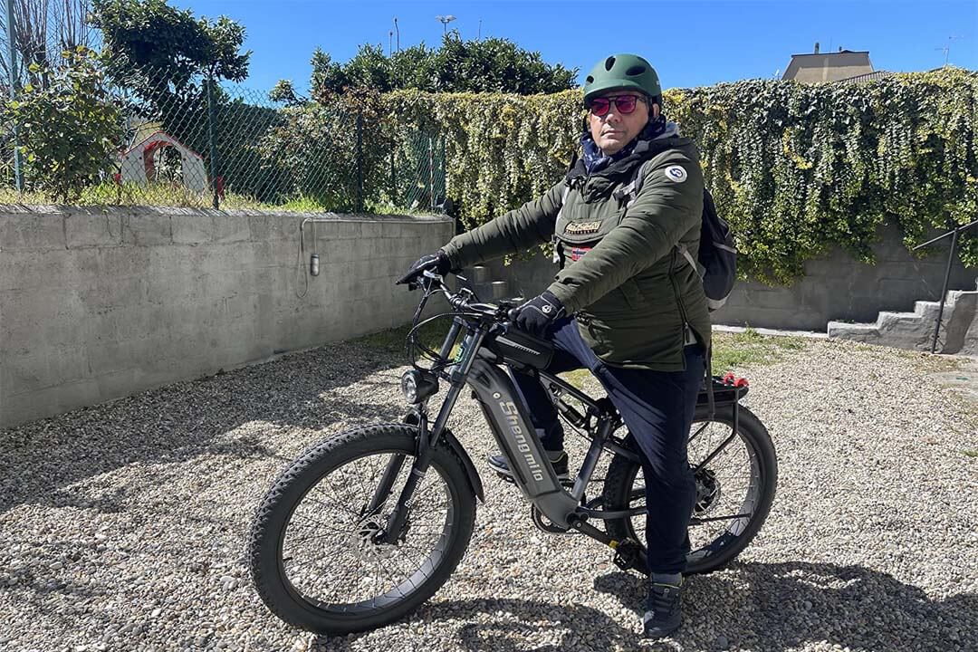 Vélo de montagne électrique tout suspendu Shengmilo MX05