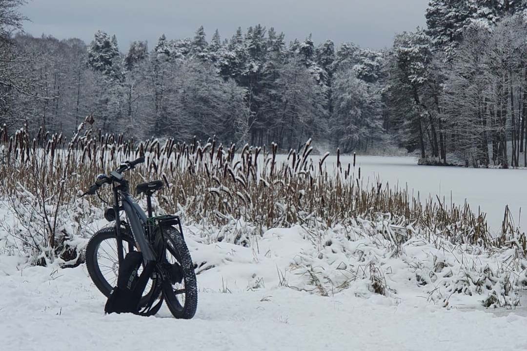 Winterfietsen: elektrische fietsen met dikke banden versus smalle banden