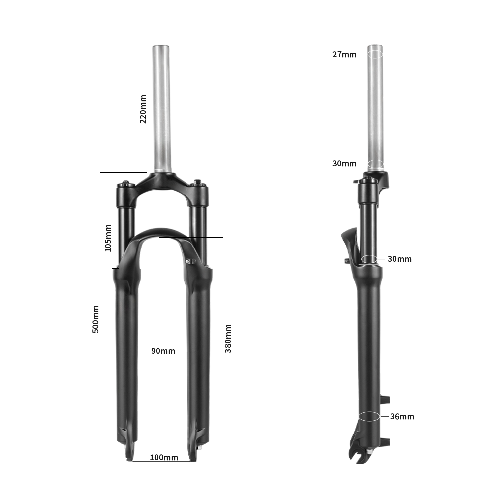 Shengmilo 電動自転車 S26 MTB 27.5 インチ フロント サスペンション フォーク