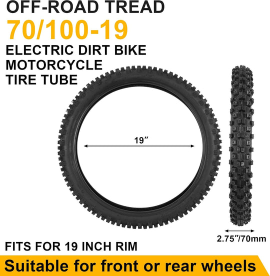 S900 Pro 70/100-19 Dirt Bike Tire Kit