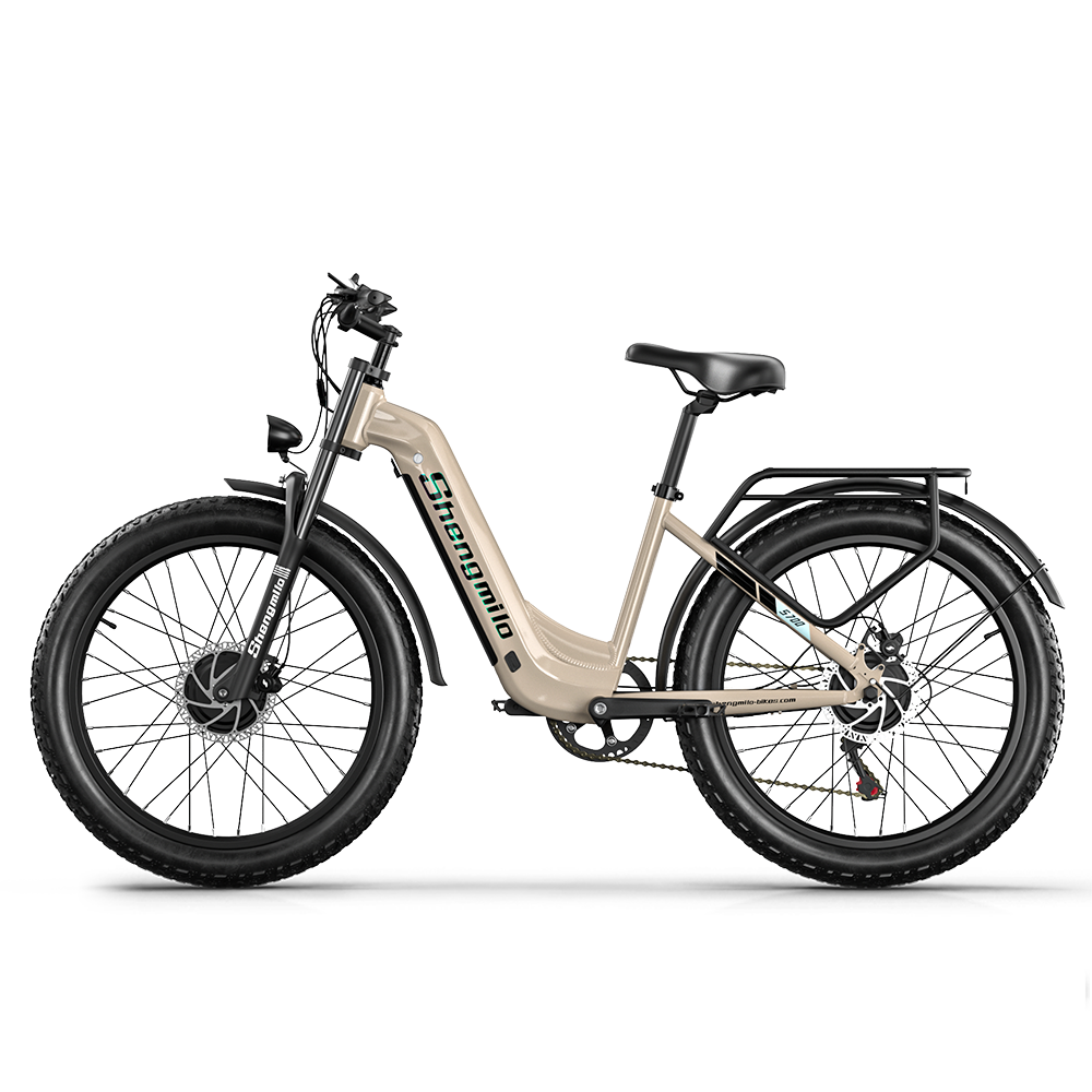 Shengmilo S700 1000W*2 Dobbeltmotor elcykel 17.5Ah Samsung batteri