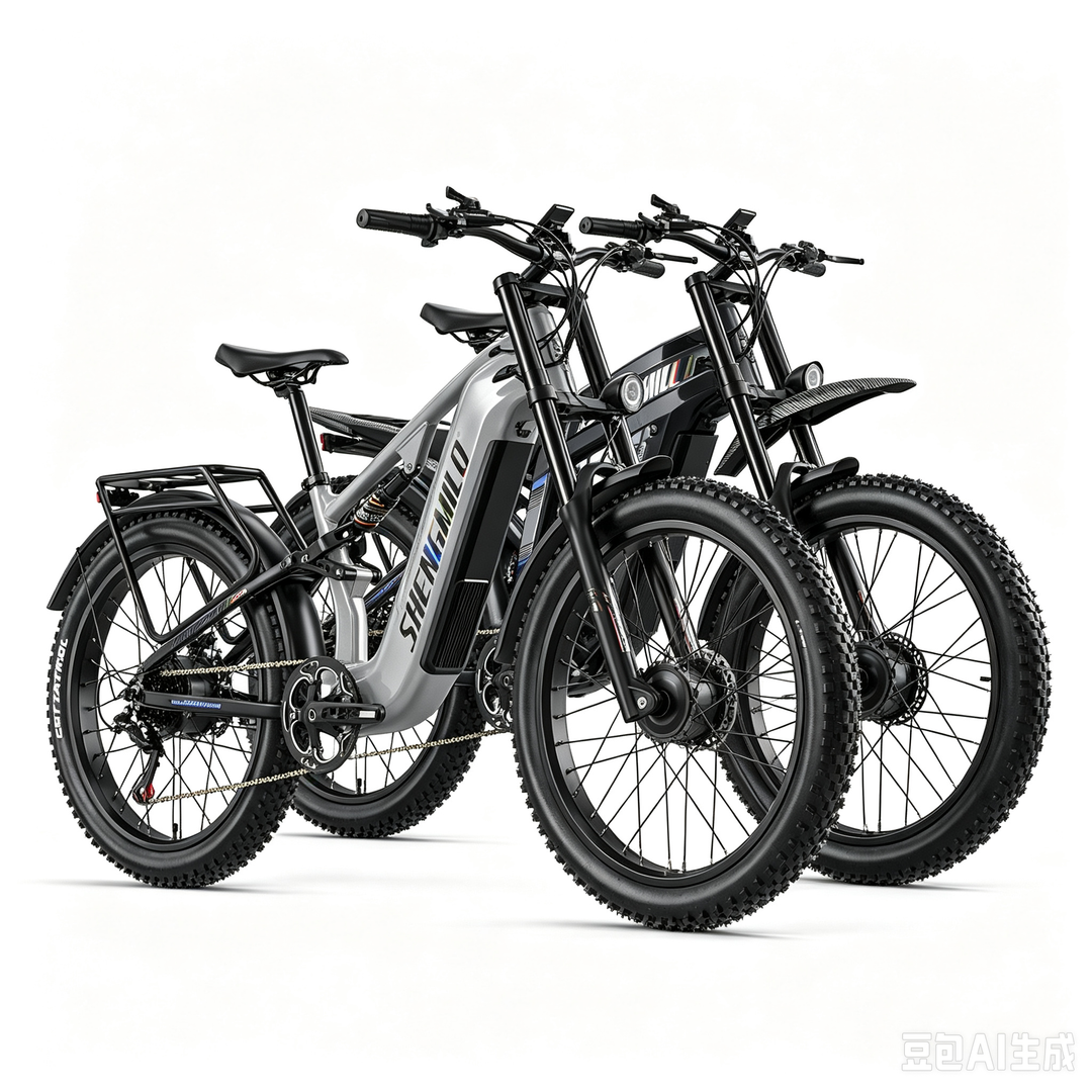 Shengmilo S900PRO 3000W Electric Bike with 60V 35Ah Battery, Full Suspension E-Bike