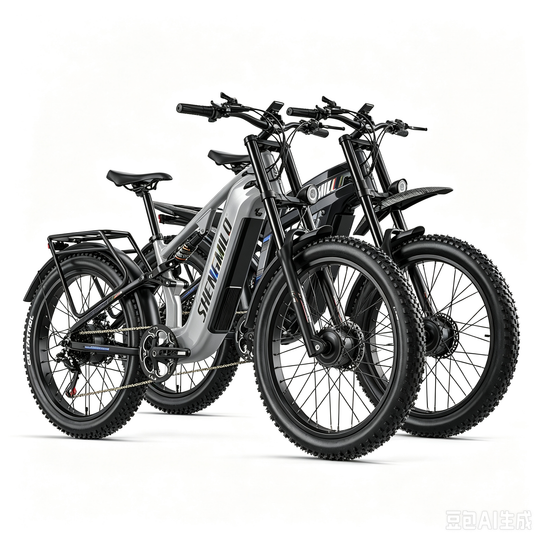 Shengmilo S900PRO 3000W Electric Bike with 60V 35Ah Battery, Full Suspension E-Bike