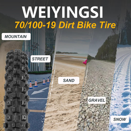S900 Pro 70/100-19 Dirt Bike Tire Kit