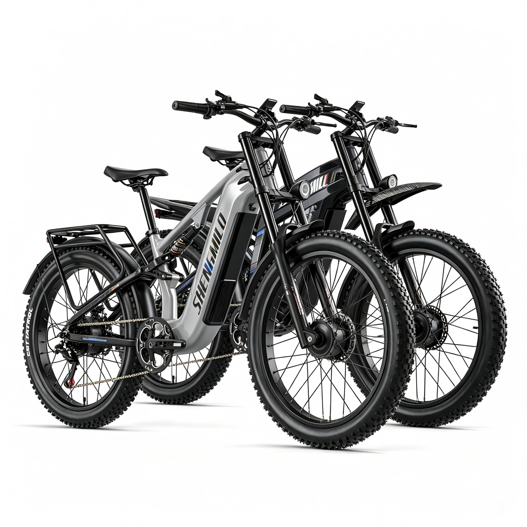 Shengmilo S900PRO 3000W Electric Bike with 60V 35Ah Battery, Full Suspension E-Bike