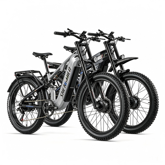 Shengmilo S900PRO 3000W Electric Bike with 60V 35Ah Battery, Full Suspension E-Bike