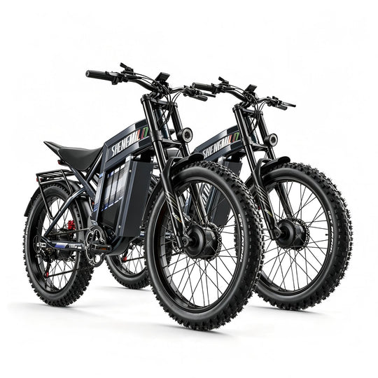 Shengmilo S900PRO 3000W Electric Bike with 60V 35Ah Battery, Full Suspension E-Bike