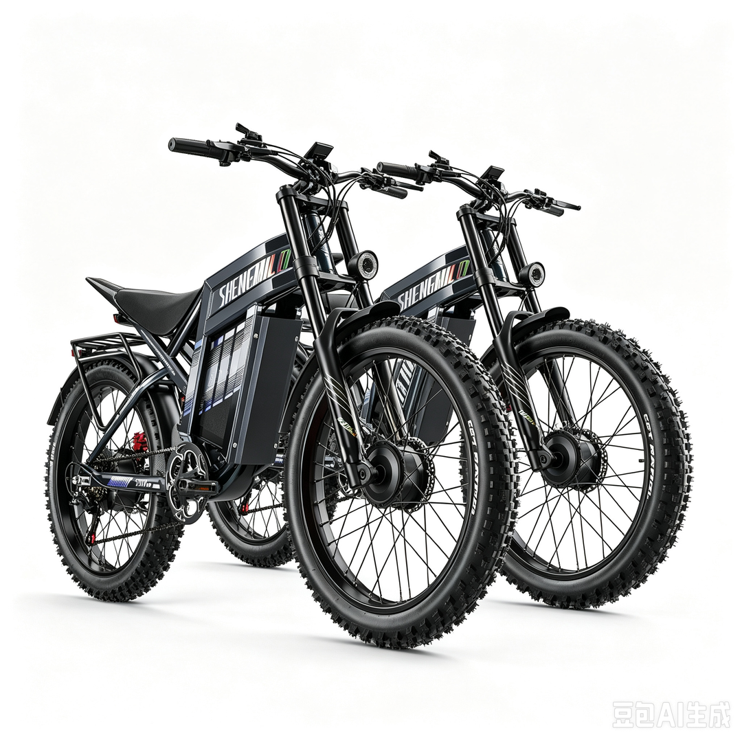 Shengmilo S900PRO 3000W Electric Bike with 60V 35Ah Battery, Full Suspension E-Bike