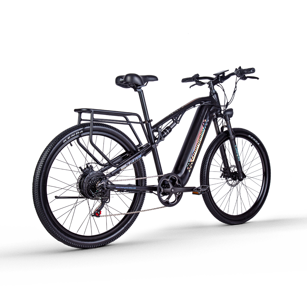 Elektryczny rower górski Shengmilo S26 27.5 × 2.1 cala wąska opona 48 V 17.5 Ah 90 KM Zasięg