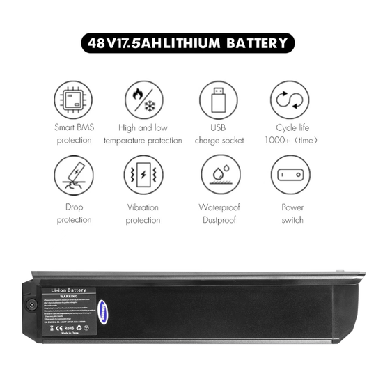 Shengmilo MX03/MX05/MX06/S600 48V 17.5AH SAMSUNG Batterie