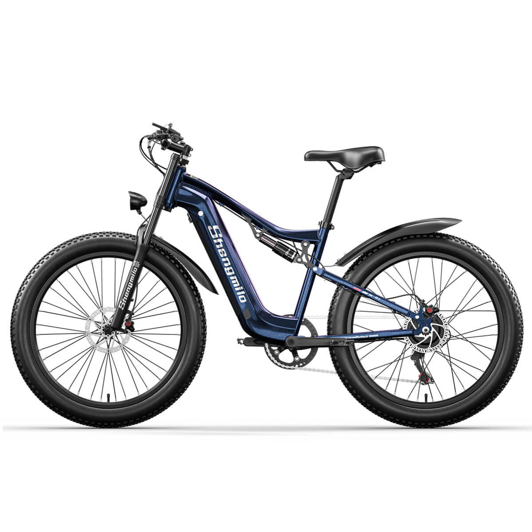 Shengmilo MX03 e-bike com suspensão total 48V 17.5AH 90KM