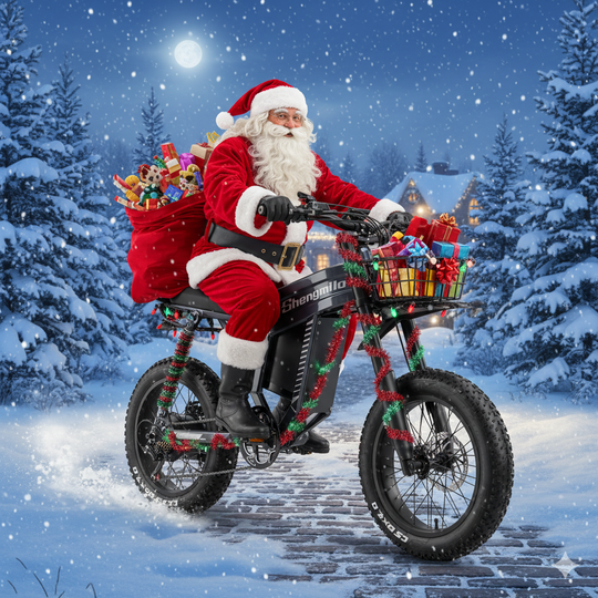 Christmas 🎄🎁Shengmilo S900 Electric Bike with 1500W Power and 60V 30Ah Long-lasting Battery
