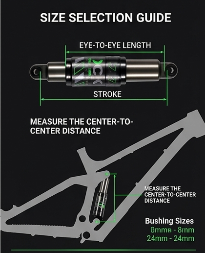 Rear shock absorber