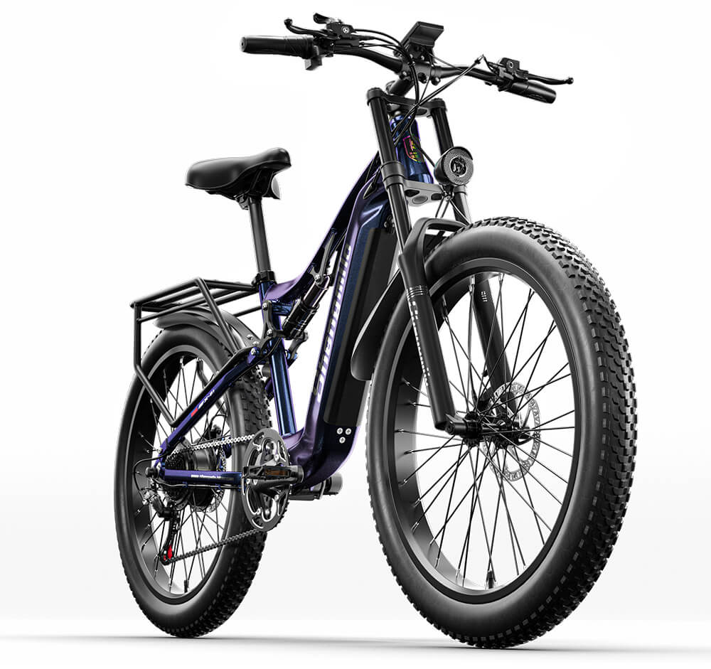 2023 m. naujas Shengmilo MX03 pilnas pakabos elektrinis kalnų dviratis × 2 EBIKES COMBO
