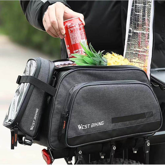 Чанта за багажник за велосипеди за пътуване