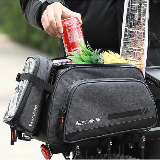 Fahrradträgertasche für unterwegs