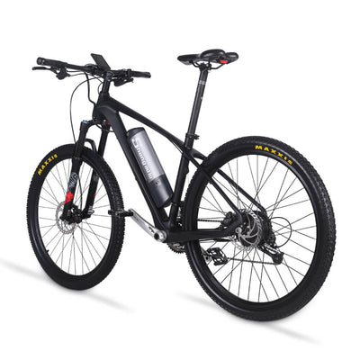 Electric Mountain Bike 27.5 inch Carbon Fiber Frame Electric Bike, 250W motor, 36V9.6 AH Battery, Dual Oil Brake Disc Brake