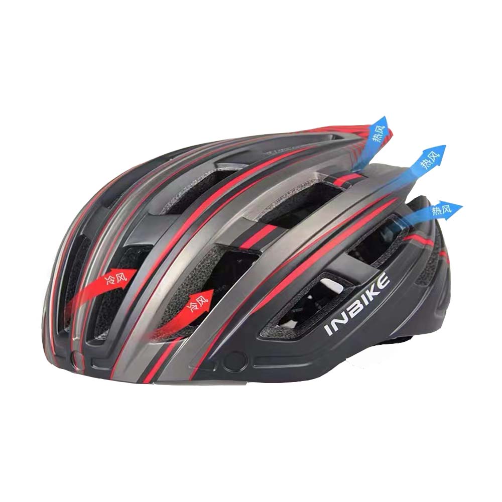 Casco da bicicletta con occhiali leggeri integrato equipaggiamento ultraleggero per casco di sicurezza da uomo e da donna