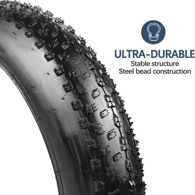 1pack 26x3.0 outer tire + 1pack 26x3.0 inner tire