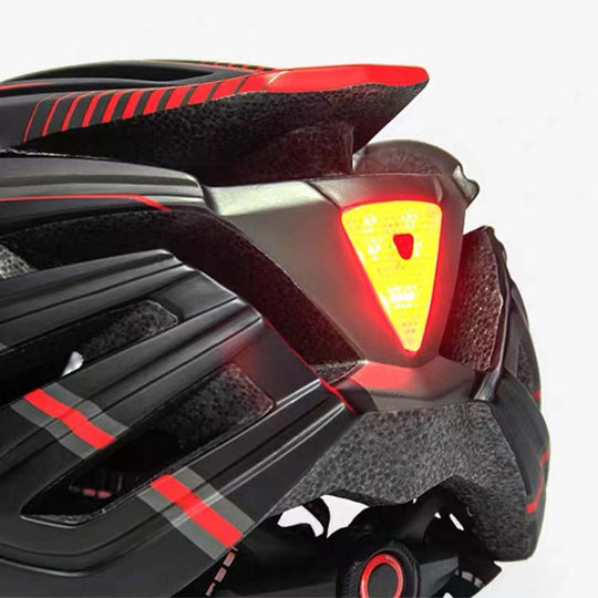 Casque de vélo avec lunettes légères intégrées équipement de casque de sécurité homme et femme ultra-léger