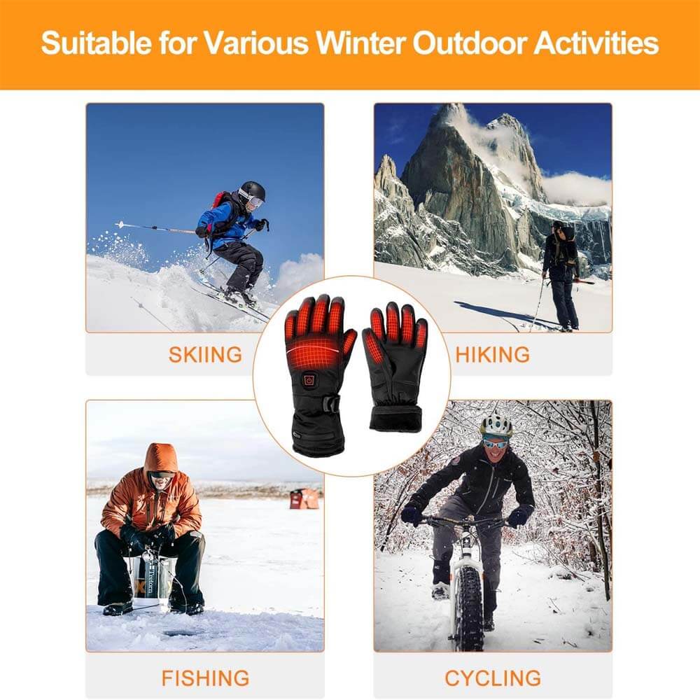 Self-heating Gloves with 2*4000Ah Battery